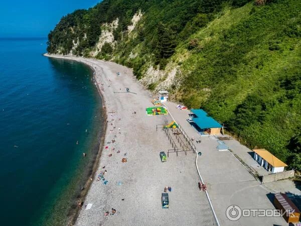 Пляж приморский краснодарский край туапсе фото Отзыв о Приморский пляж (Россия, Туапсе) Почти что "дикий" пляж.