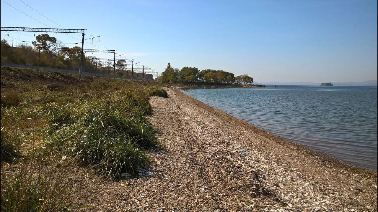 Пляж приморский край владивосток микрорайон седанка фото Осенний пляж на Седанке - YouTube