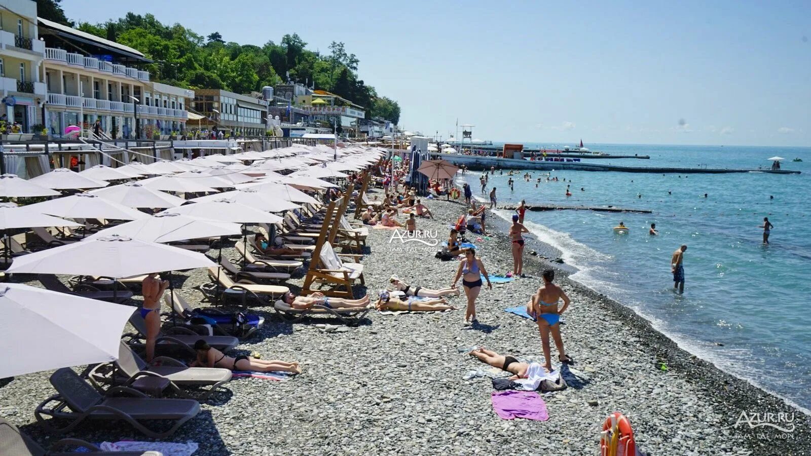 Пляж приморский сочи фото Фотогалерея Пляж Приморский 1 в Сочи Фото на сайте Azur.ru
