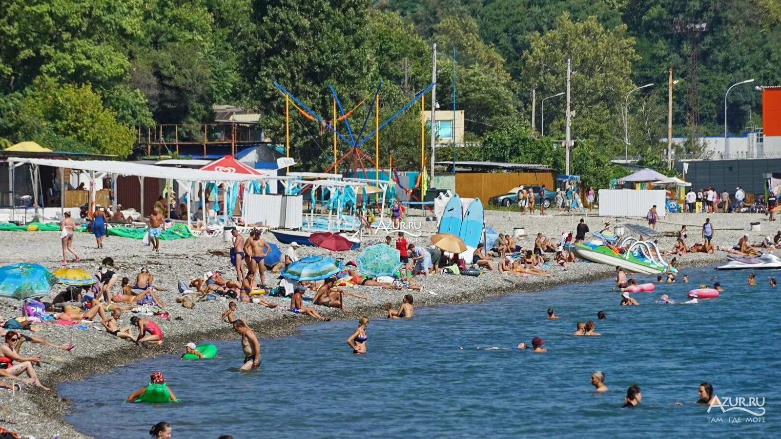 Пляж приморский туапсе фото Фотогалерея Пляж Приморский в Туапсе Фото на сайте Azur.ru