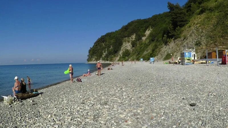 Пляж приморский туапсе фото Приморский пляж в городе Туапсе отзывы туристов настоящие фотографии адрес как п