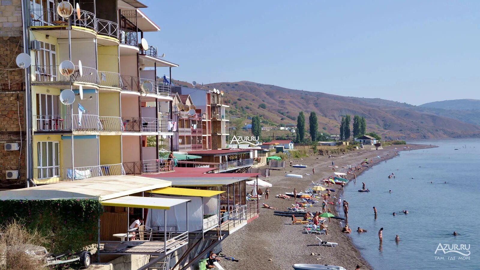 Пляж приветное крым фото Фото пляжа комплекса отдыха Катран в Крыму (Приветное)