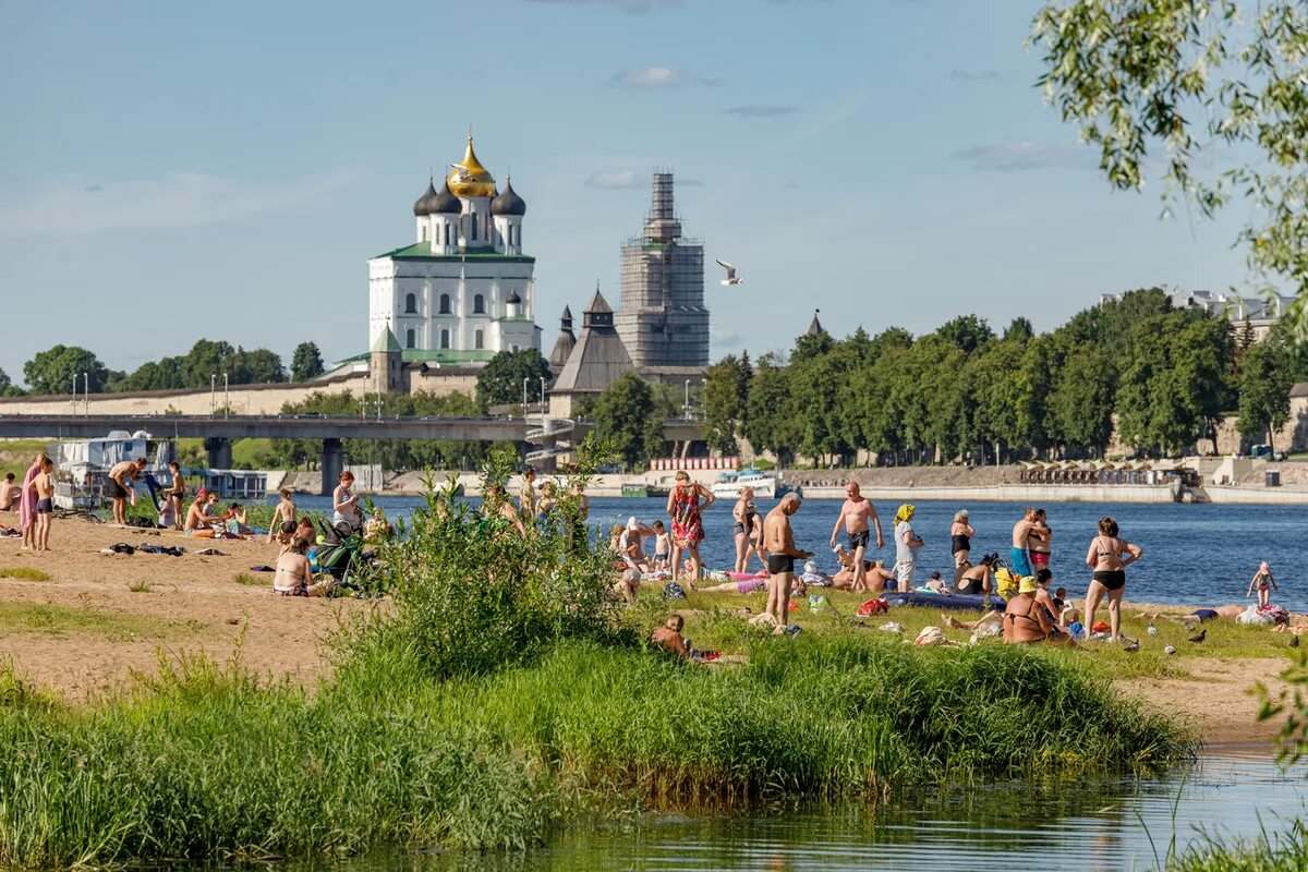 Пляж псков фото 22 пляжа готовят к летнему сезону в Псковской области - МК Псков