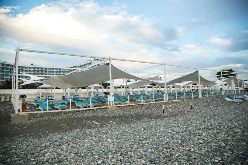 Пляж рэдиссон фото Пляж "Radisson Collection Paradise Resort & Spa" - Адлер - Краснодарский край, г
