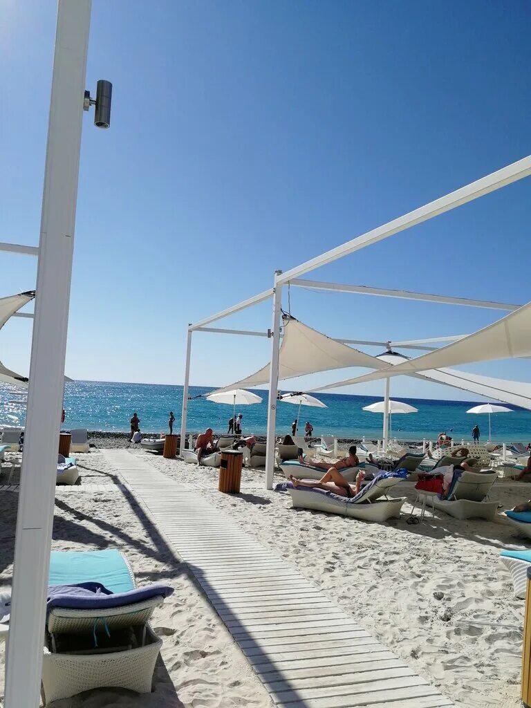 Пляж рэдиссон фото Фото: Пляж Radisson Collection, пляж, Россия, Краснодарский край, Сочи, село Ниж