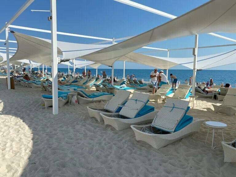 Пляж рэдиссон фото Фото: Пляж Radisson Collection, пляж, Россия, Краснодарский край, Сочи, село Ниж