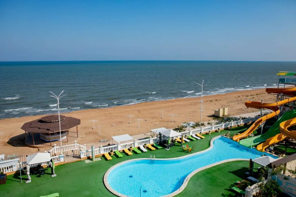 Пляж республика дагестан дербент фото Гостиница GOLDEN BEACH (1 ЛИНИЯ, АКВАПАРК) 4*, Дербент, ул. Шеболдаева, д. 5а са