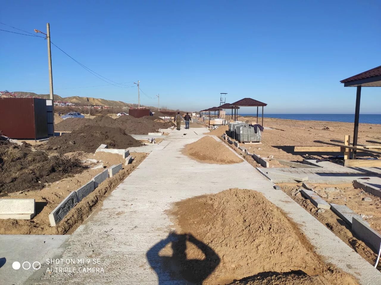 Пляж республика дагестан карабудахкентский район фото Благоустройство муниципального пляжа " Волна" на стадии завершения