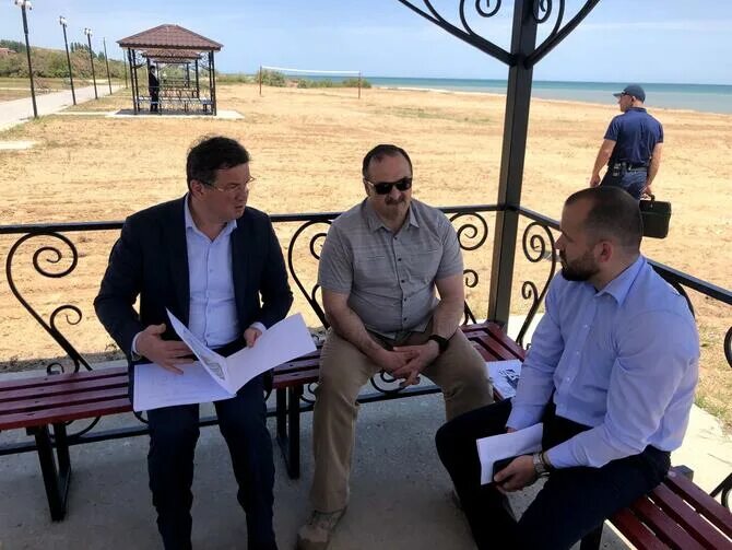Пляж республика дагестан карабудахкентский район фото Сергей Меликов посетил муниципальный пляж на берегу моря