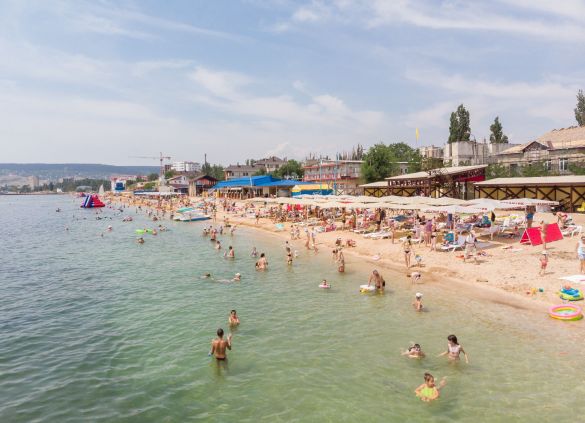 Пляж республика крым феодосия фото ☀ Профилактика заболеваний и оздоровление детей в Крыму на море Отель Атлантик Ф