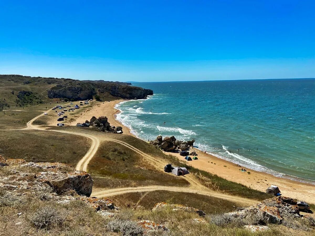 Пляж республика крым керчь фото Лучшие пляжи для "дикого" отдыха в Крыму - Генеральские пляжи! Крым-Портал - отд