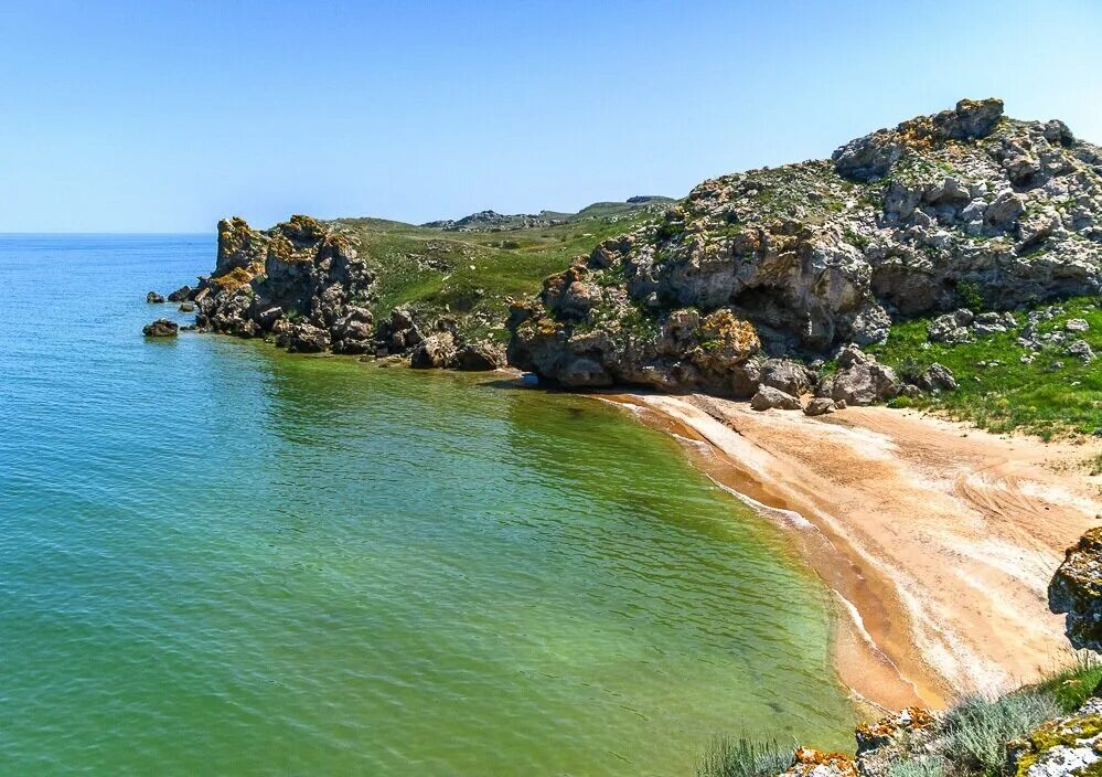 Пляж республика крым керчь фото Топ-5 лучших диких пляжей Крыма Отдыхаем наедине с природой Discover you Crimea!