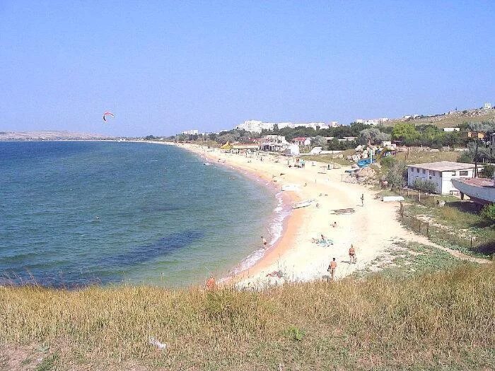 Пляж республика крым ленинский район щелкино фото Windsurfing club in Shelkino