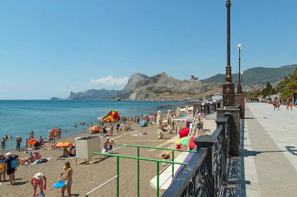 Пляж республика крым судак набережная улица фото Limon, hotel, Судак, улица Манджил, 8 - Yandex Maps