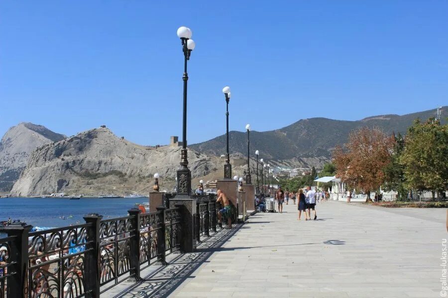 Пляж республика крым судак набережная улица фото Отдых в Судаке: пляж, набережная, инфраструктура. Отзыв
