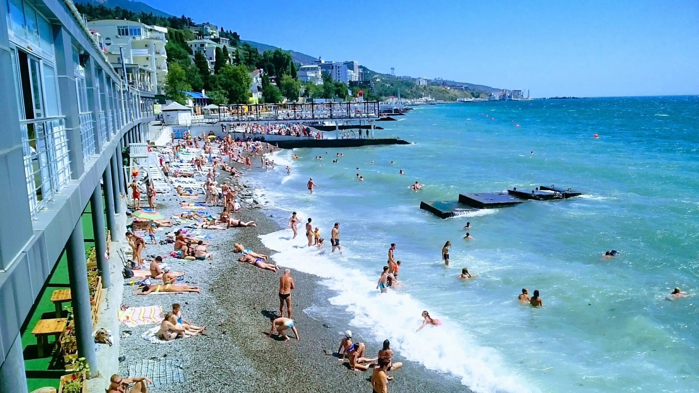 Пляж республика крым ялта фото Массандровский пляж в Ялте, 2024. Фото, жилье, отзывы, сайт, цены, на карте, вид