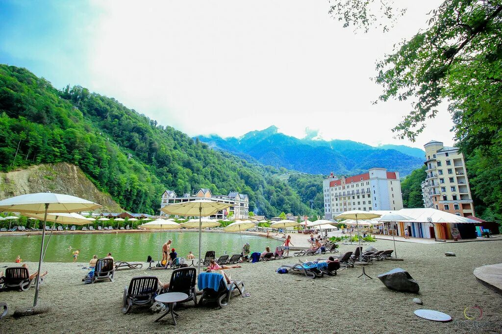 Пляж роза хутор фото Роза Хутор: с Rosa Beach на Тропу здоровья: ones23 - LiveJournal