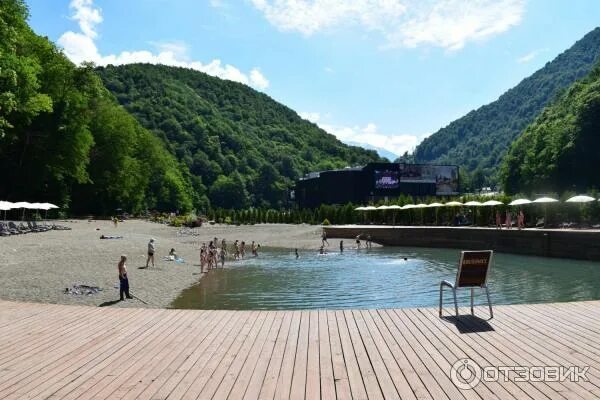 Пляж роза хутор фото Отзыв о Курорт "Роза Хутор" (Россия, Сочи) Самый знаменитый горный курорт произв