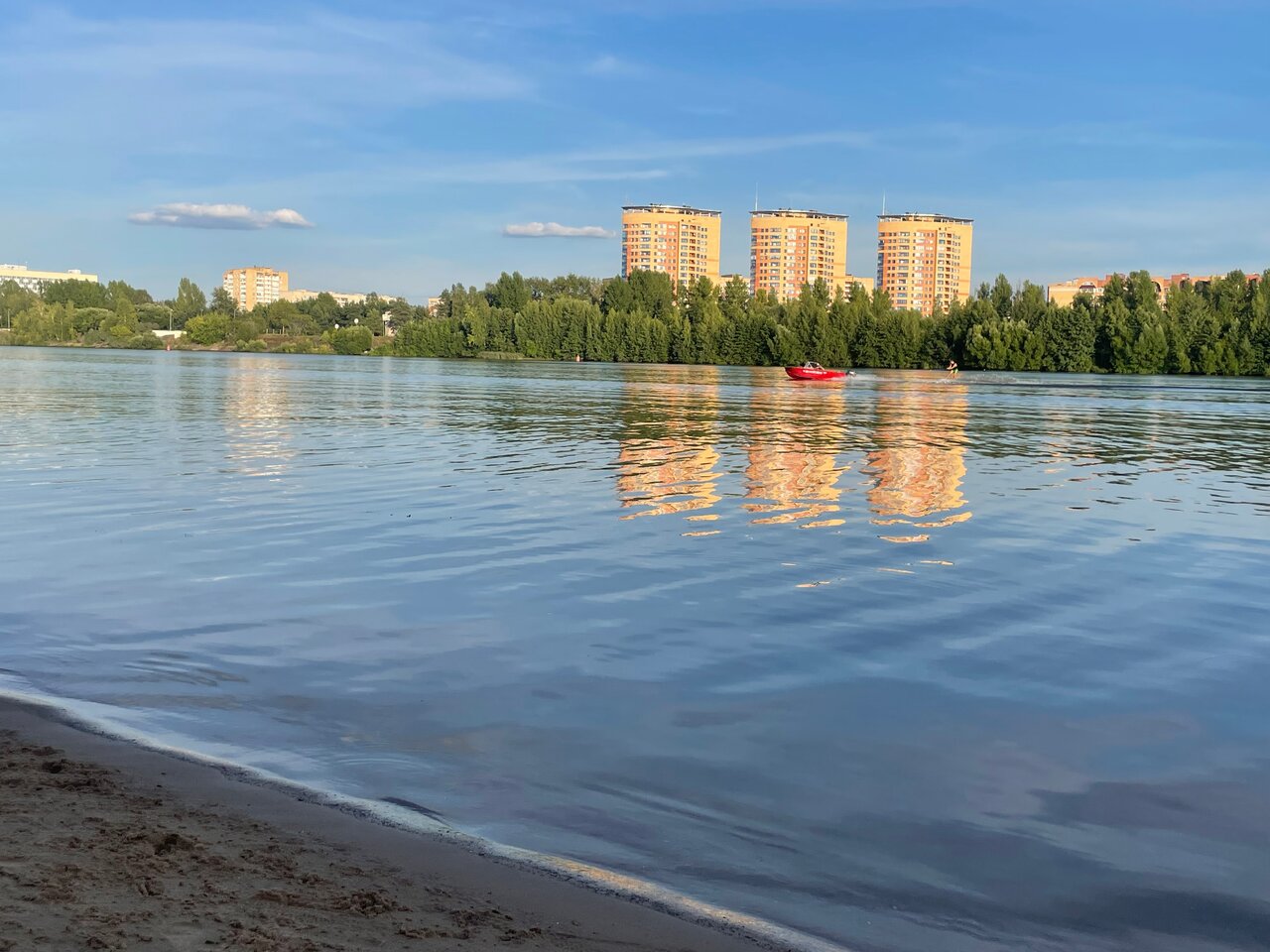 Пляж рублево московская область фото Фото: Атомный пляж, пляж, Московская область, Дубна, район Российского Центра Пр