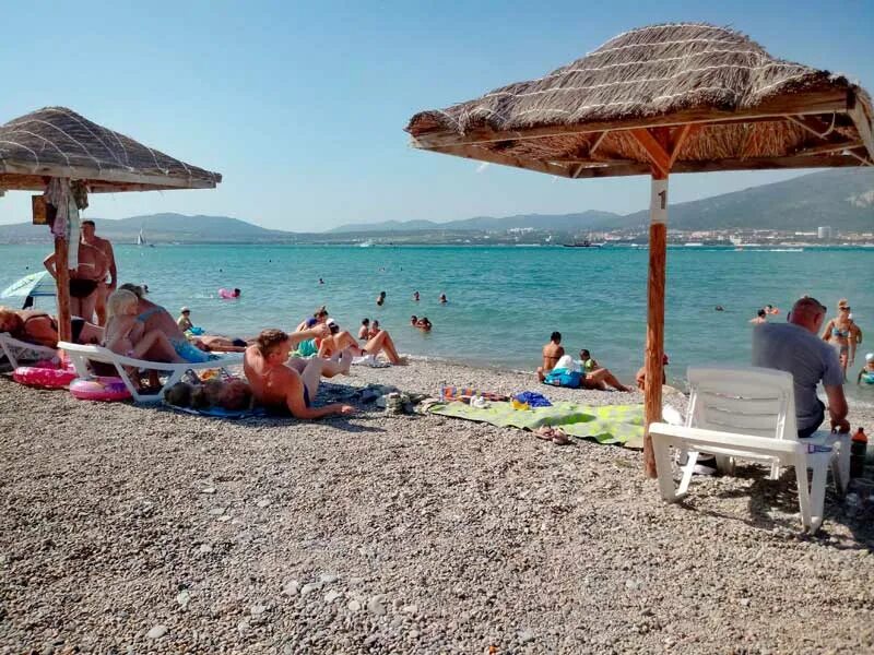Пляж сады морей геленджик фото Пляж "Сады морей" Геленджик