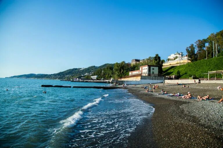 Пляж салют сочи фото Temporarily closed: Santa-Barbara, beach, Krasnodar Territory, Sochi, Mamaika Mi