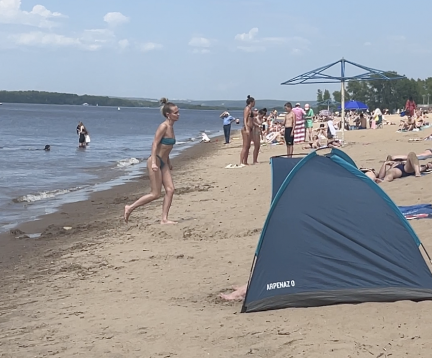 Пляж самары фото Обстановка на пляжах Самары: когда можно купаться?
