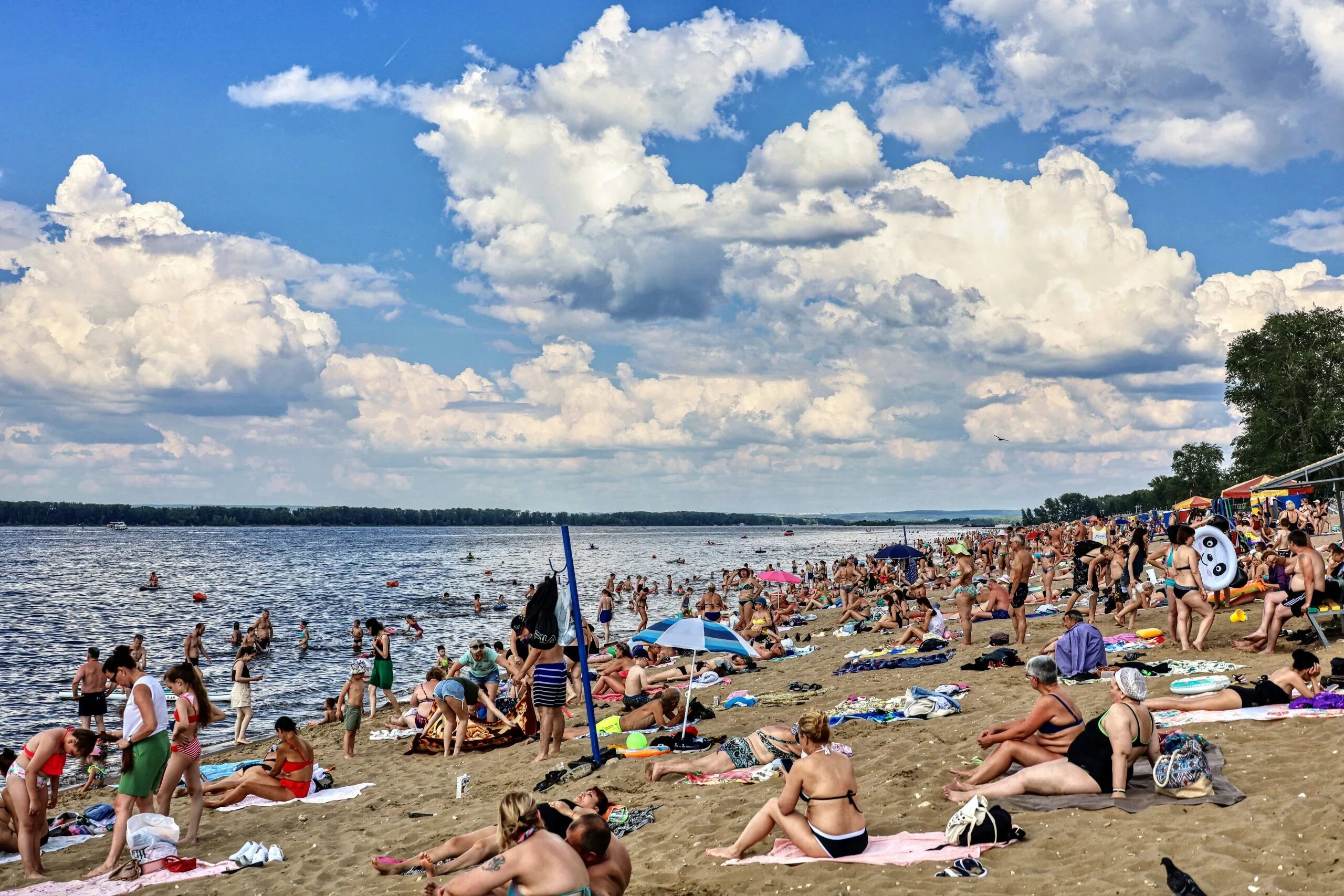 Пляж самары фото В Самаре к началу лета подготовят восемь официальных пляжей - SGPRESS - Самара, 