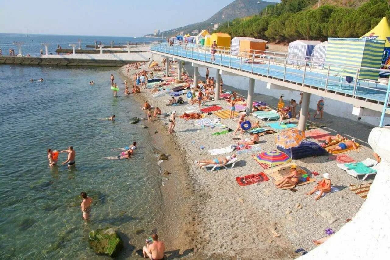 Пляж санатория алушта фото Отдых алушта - блог Санатории Кавказа