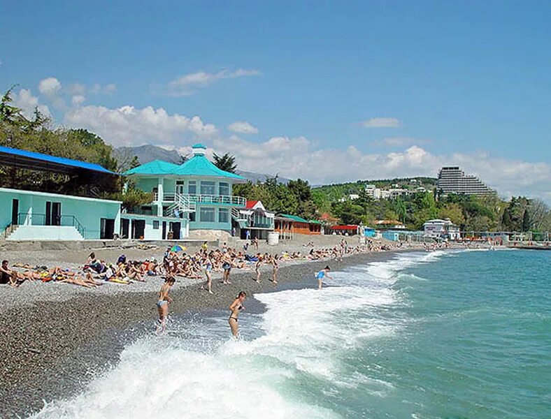 Пляж санатория алушта фото Санаторий Алуштинский