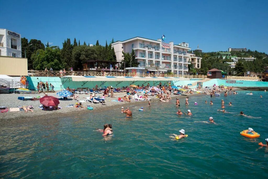 Пляж санатория алушта фото Туры в отель Пансионат Дача Бекетова, Алушта (Россия) - отдых, путевки, фото 202