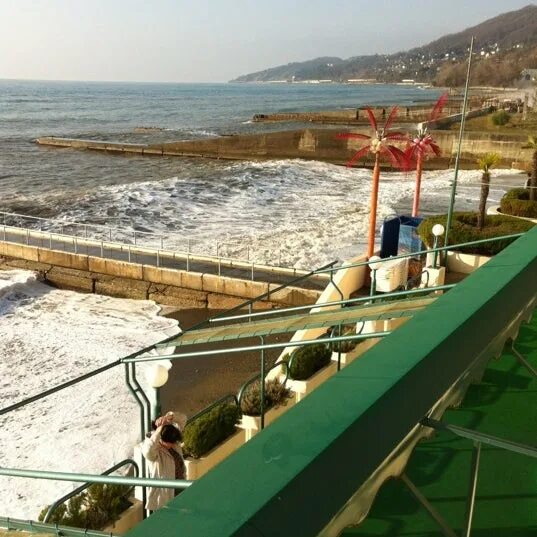 Пляж санатория октябрьский сочи фото Photos at Пляж санатория "Октябрьский" - Beach in Sochi