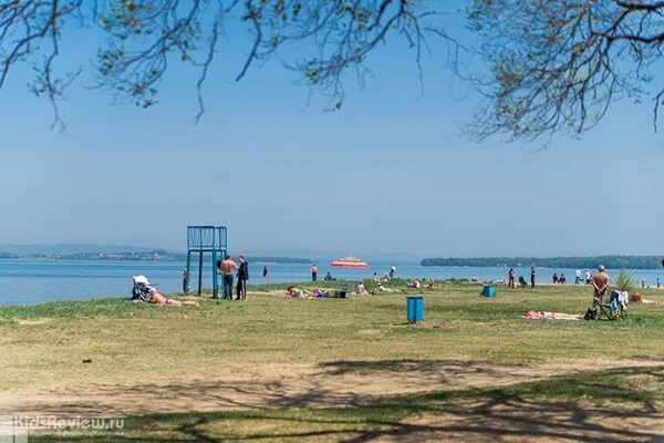 Пляж санаторная владивосток фото Парк и пляж в ПКиО им. Сергея Лазо, Владивосток, фото KidsReview.ru