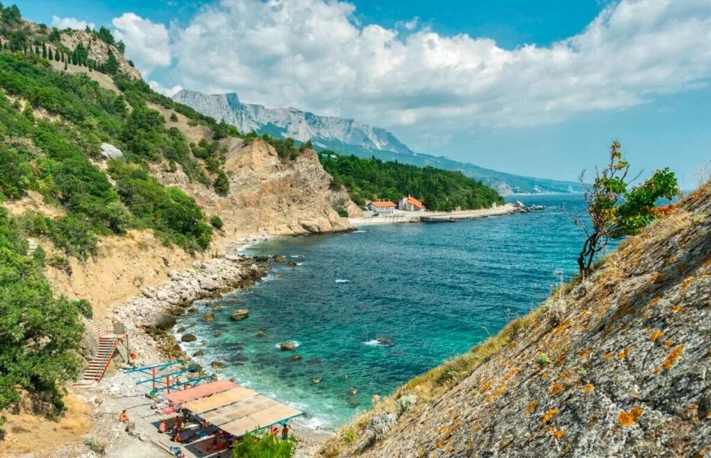 Пляж санаторное крым фото Поселок Санаторное в Крыму: фото, обзор пляжей, все об отдыхе