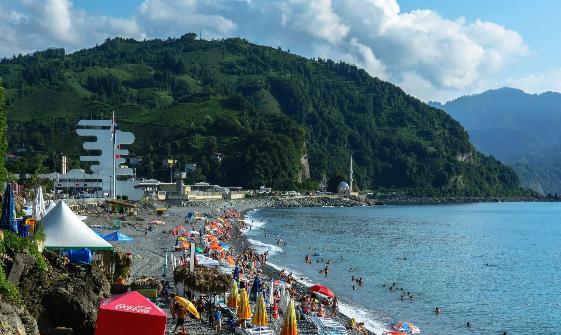 Пляж сарпи фото Пляж Сарпи - это чистейшая вода в море
