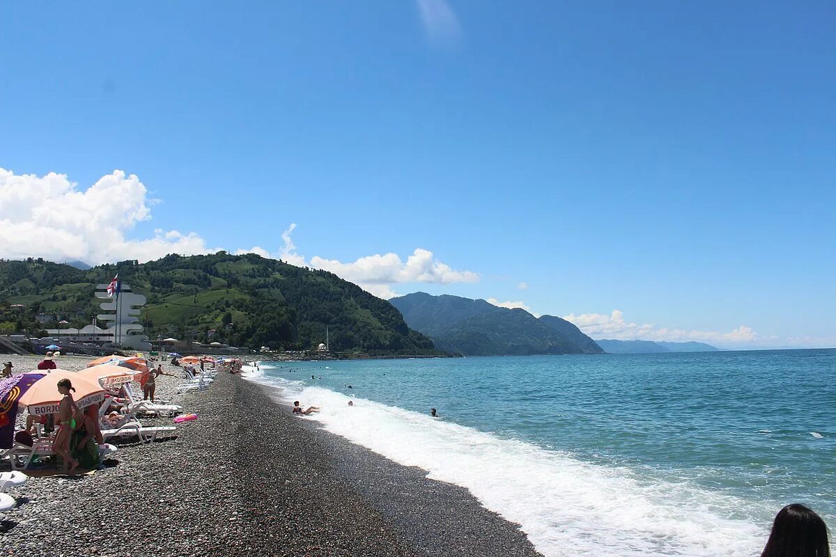 Пляж сарпи фото File:Sarpi Beach - Georgia.jpg - Wikimedia Commons