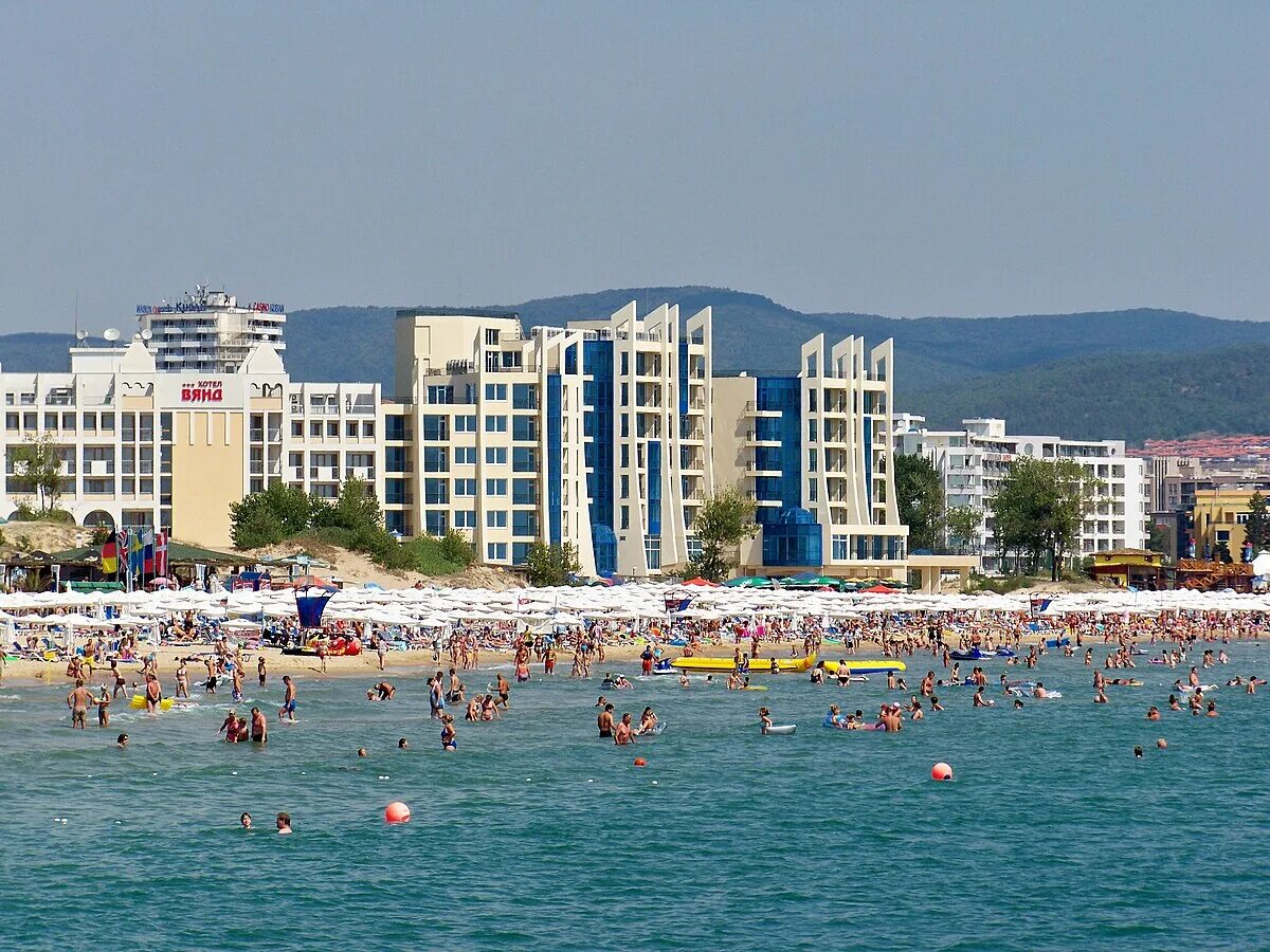 Пляж солнечный берег фото Файл:Bulgaria-Sunny Beach-05.jpg - Вікіпедія