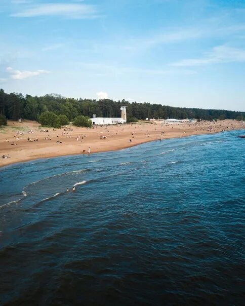 Пляж солнечный санкт петербург фото Пляж Ласковый в Солнечном считается одним из лучших в Курортном районе. Здесь им