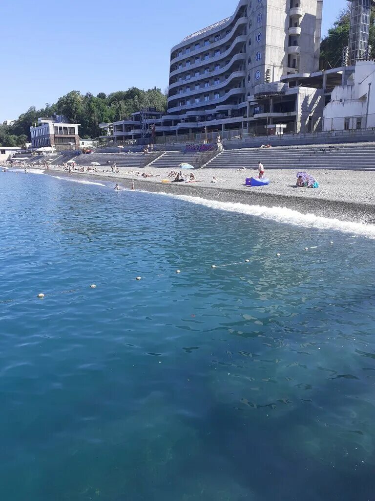 Пляж светлячок сочи фото Panorama: Svetlyachok Beach, beach, Россия, Сочи, Виноградная улица, 14/1 - Yand