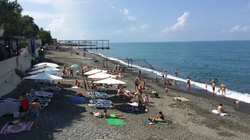 Пляж светлячок сочи фото Пляж "Светлячок"