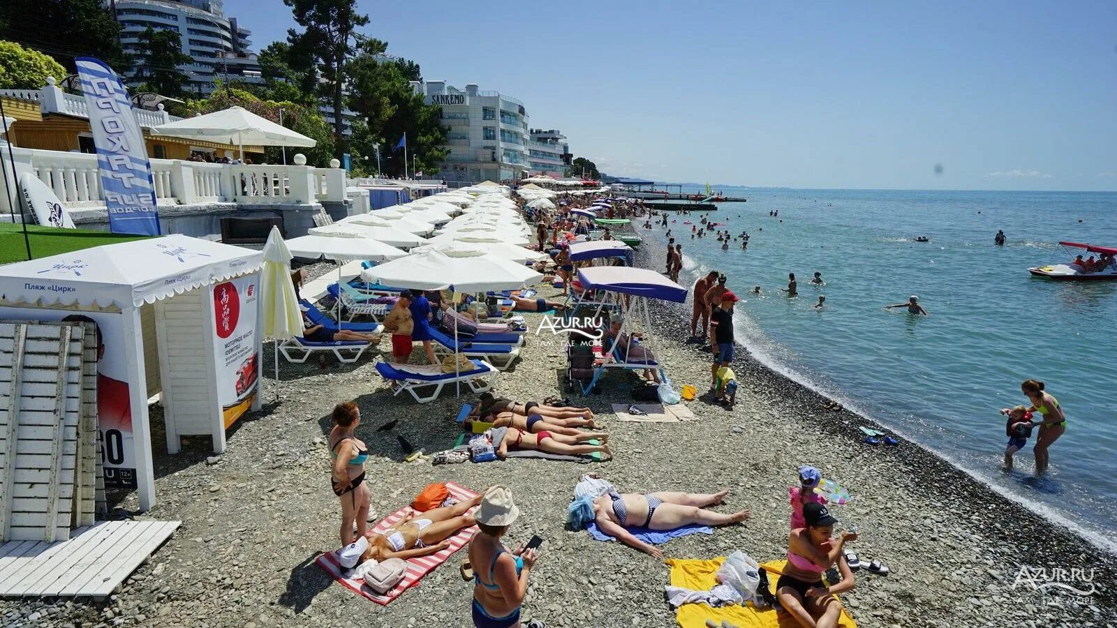Пляж цирк сочи фото Фотогалерея Пляж Цирк в Сочи Фото на сайте Azur.ru