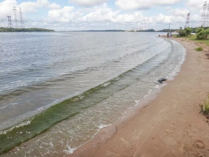 Пляж тверская область конаково фото Городской пляж - Конаково