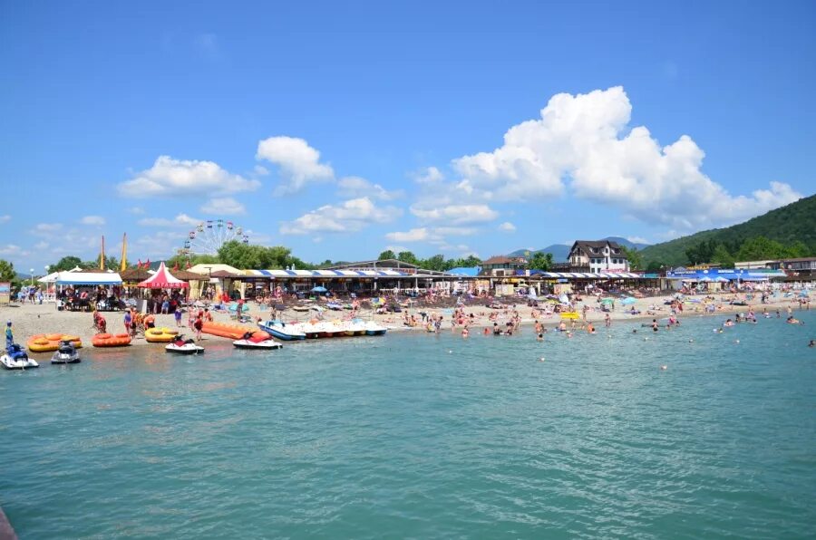 Пляж в архипо фото Фото пляжа в Архипо-Осиповке, Крым Resorts-Russia