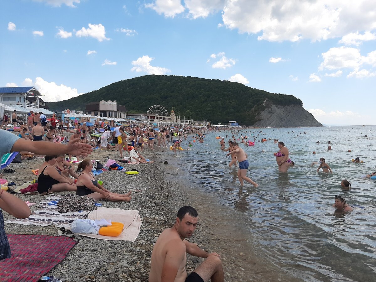 Пляж в архипо фото Пляж Архипо-Осиповка MrArtga Дзен
