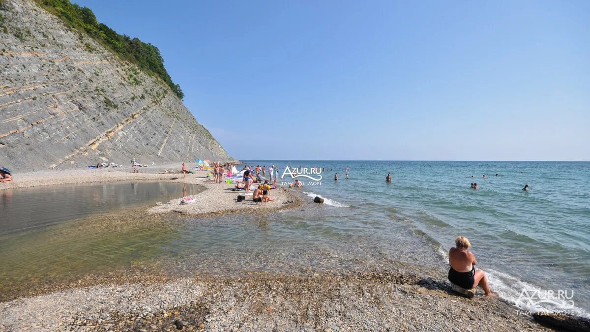 Пляж в архипо фото Пляжи курорта Архипо-Осиповка