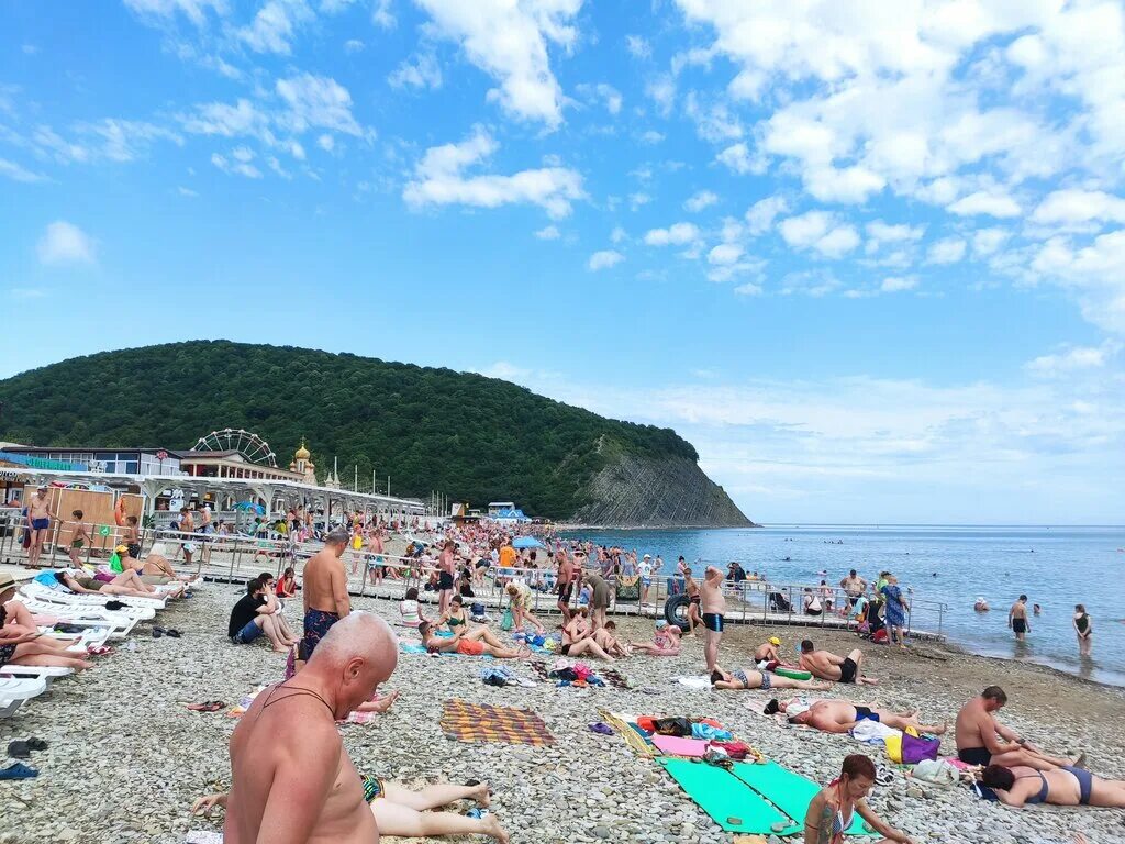 Пляж в архипо фото Medical Beach, beach, Russia, Krasnodar Territory, Municipal Formation of Gelend