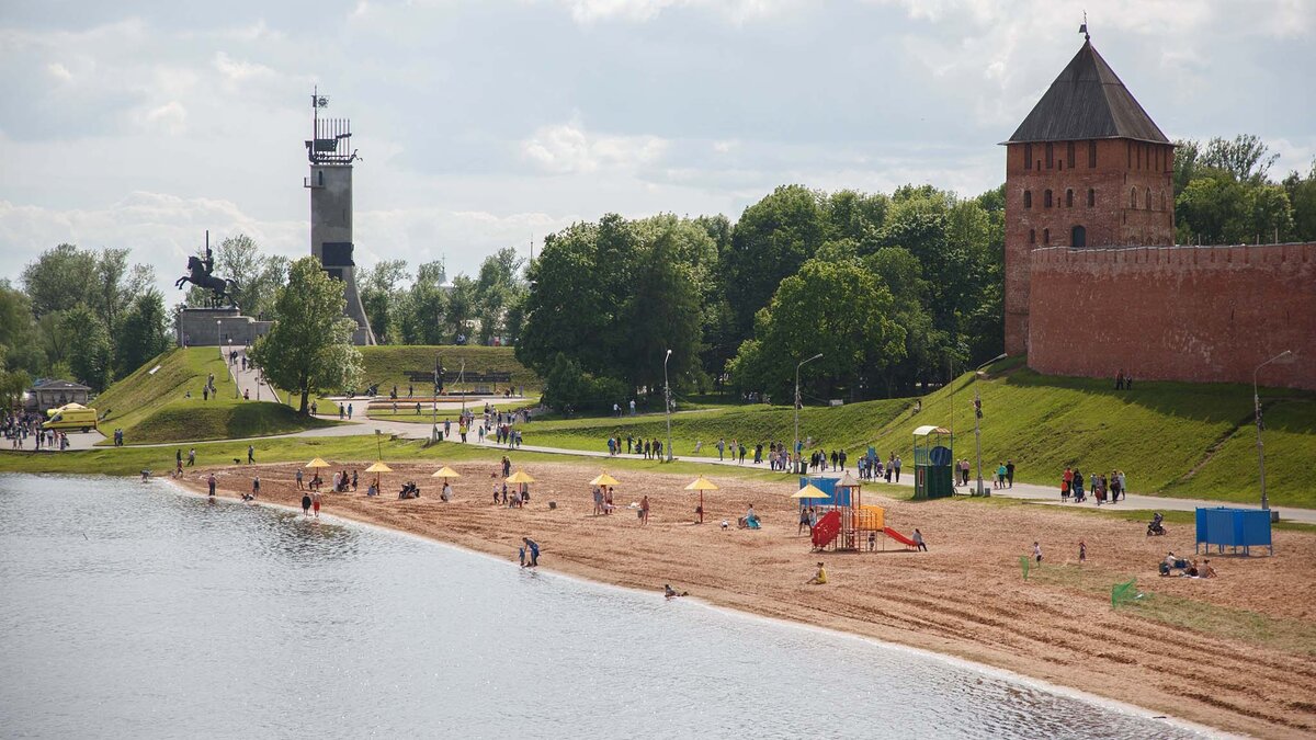 Пляж великий новгород фото Отдых в Великом Новгороде летом 2023: куда поехать и что посмотреть KP.RU:Комсом