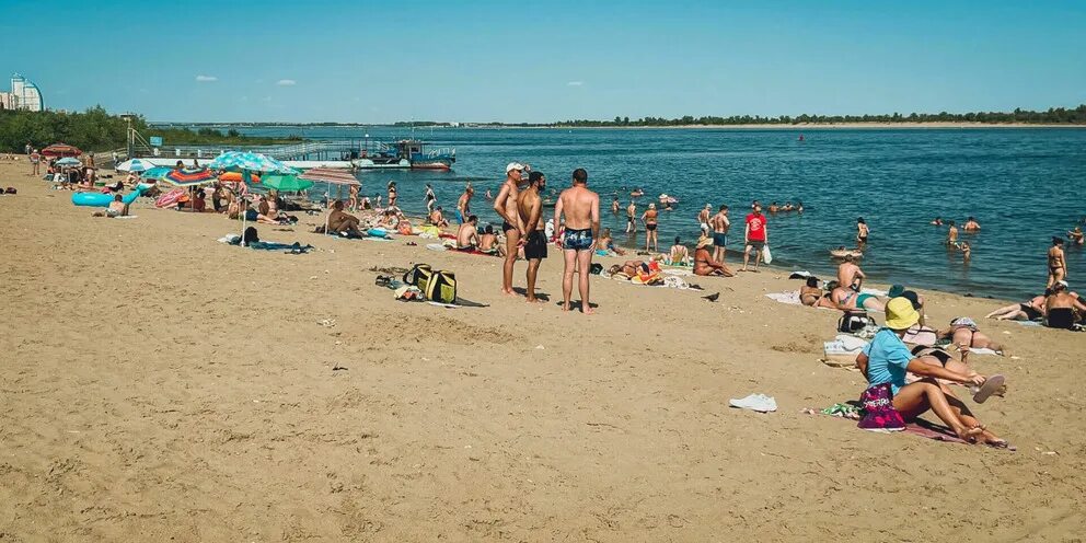 Пляж волгоградская область волжский фото Андрей Бочаров потребовал своевременно подготовить пляжи в Волгограде: Новости
