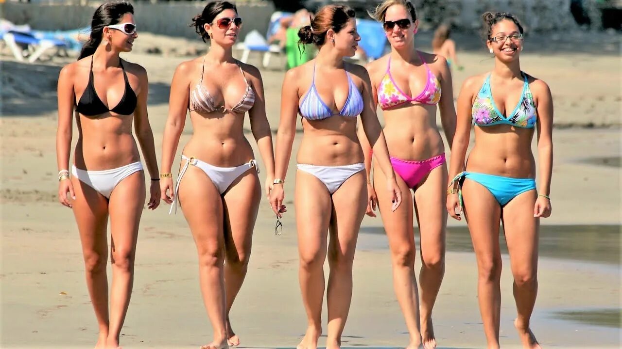 Пляж волосатые фото Rockaway Beach Walking Tour in New York City Bikini Paradise - YouTube