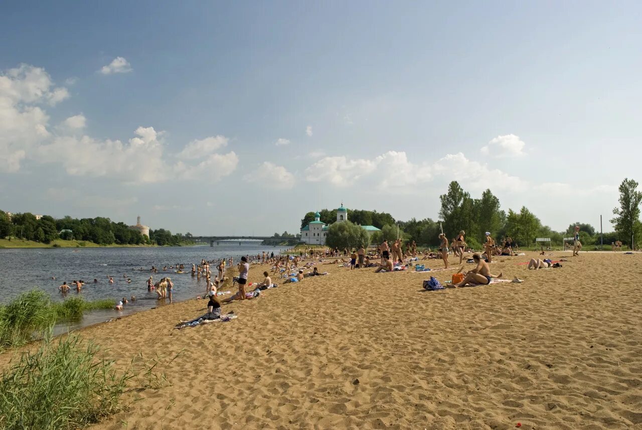 Пляж воздух псков фото Псковский городской пляж Морозов Максим