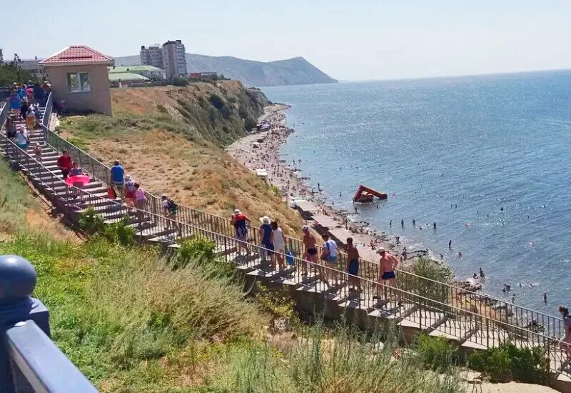 Пляж высокий берег ул тургенева 1 фото Пляж "Высокий берег" Анапа